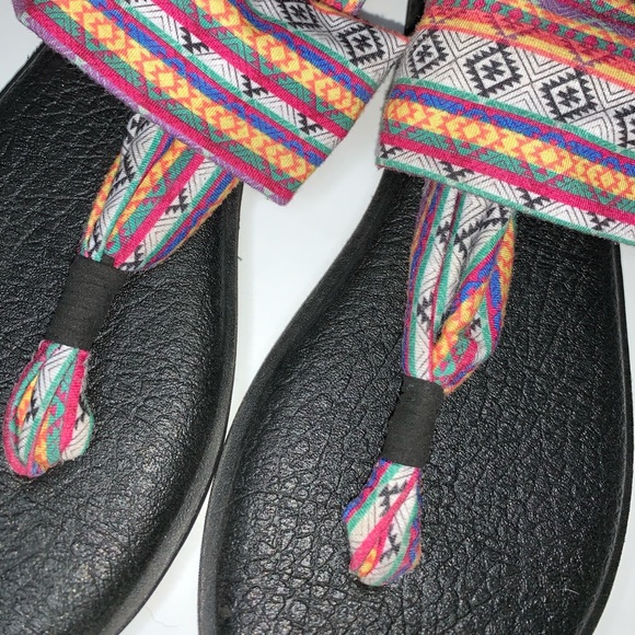 Sanuk Womens Yoga Sling 2 Prints Slip Ons - Picture 2 of 9